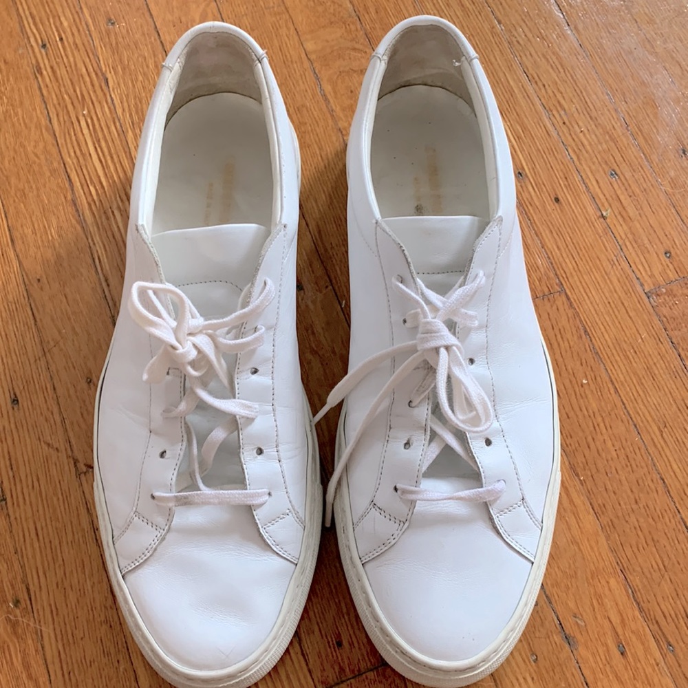 Common Projects white Achilles sneakers men US 12 / EU 45
